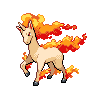 Rapidash (rapidash) game sprite