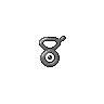 Unown V (unown) game sprite