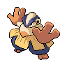Hariyama (hariyama) game sprite