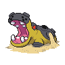 Hippowdon (hippowdon) game sprite