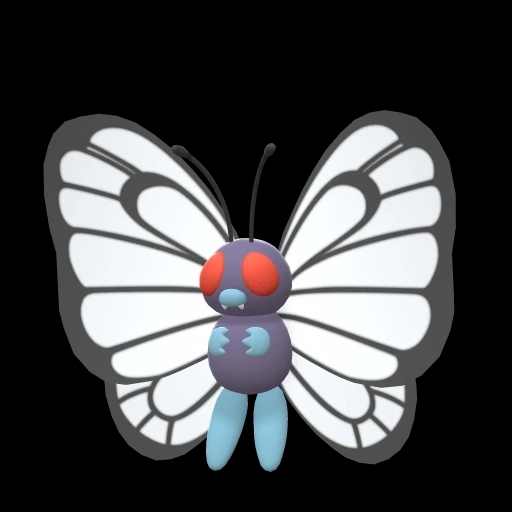 Butterfree (butterfree) game sprite