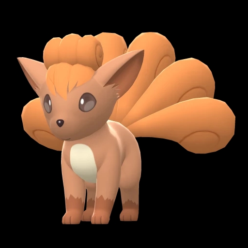 Vulpix (vulpix) game sprite