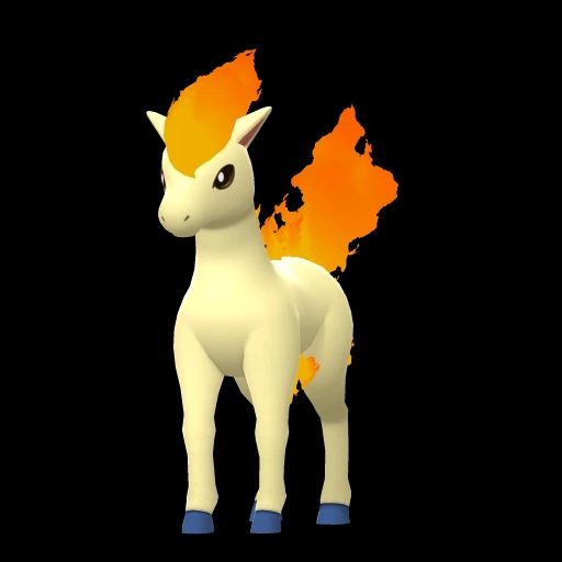 Ponyta (ponyta) game sprite