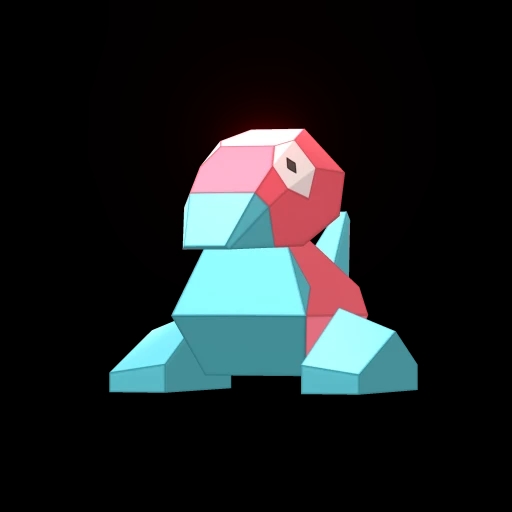 Porygon (porygon) game sprite