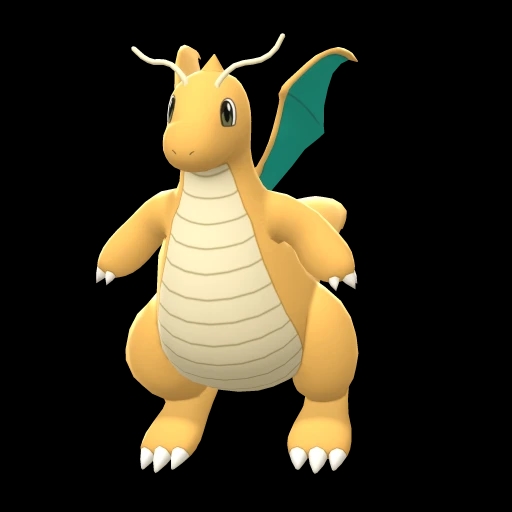 Dragonite (dragonite) game sprite