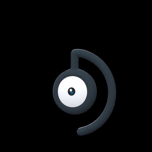 Unown D (unown) game sprite