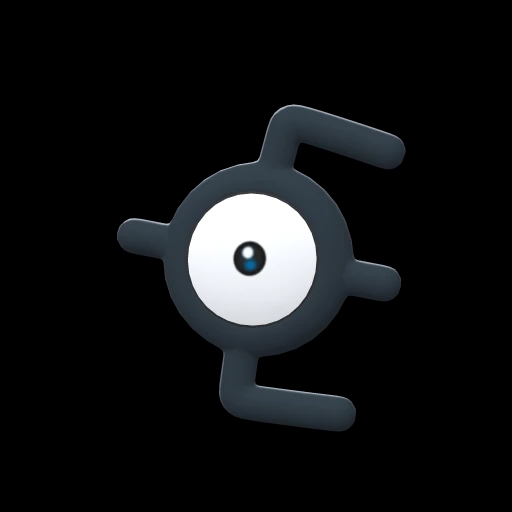 Unown E (unown) game sprite