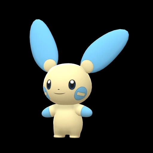 Minun (minun) game sprite