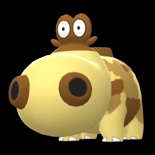 Hippopotas (hippopotas) game sprite
