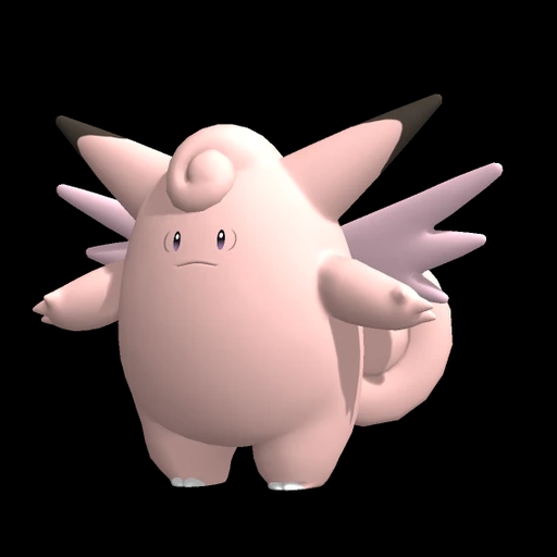 Clefable (clefable) game sprite