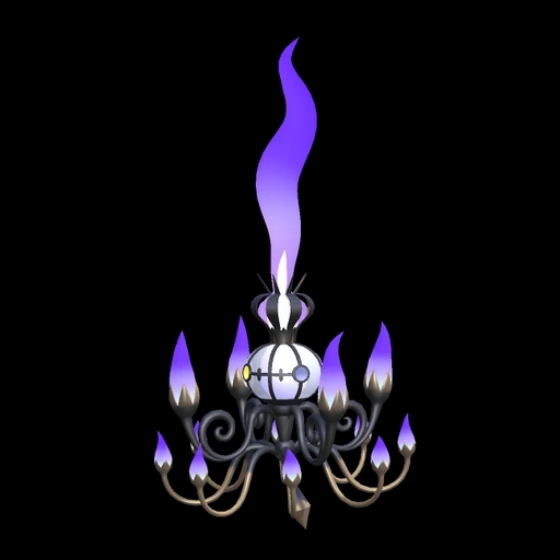 Chandelure Mega (chandelure) game sprite