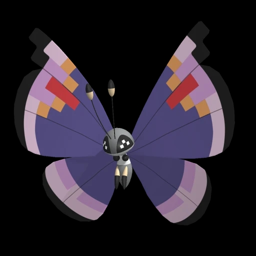 Vivillon Elegant (vivillon) game sprite