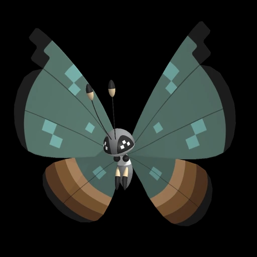 Vivillon Jungle (vivillon) game sprite