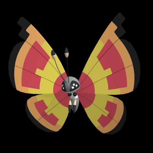 Vivillon Sun (vivillon) game sprite