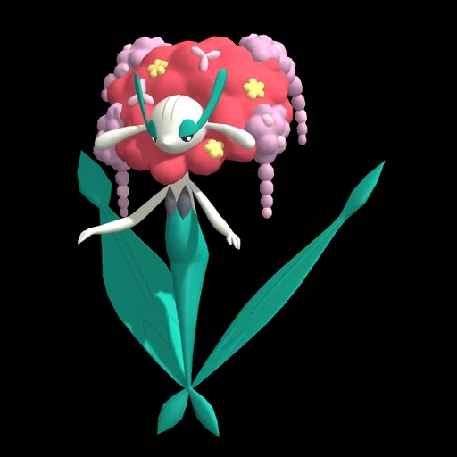 Florges Red Flower (florges) game sprite