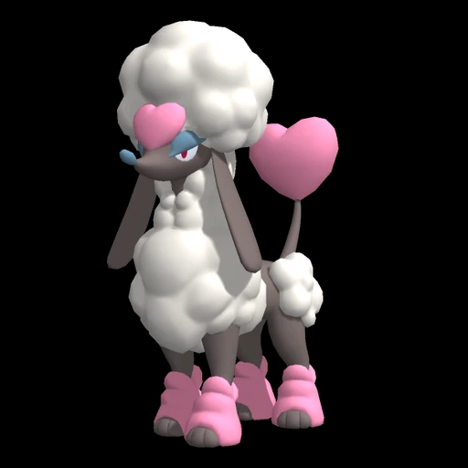 Furfrou Heart Trim (furfrou) game sprite