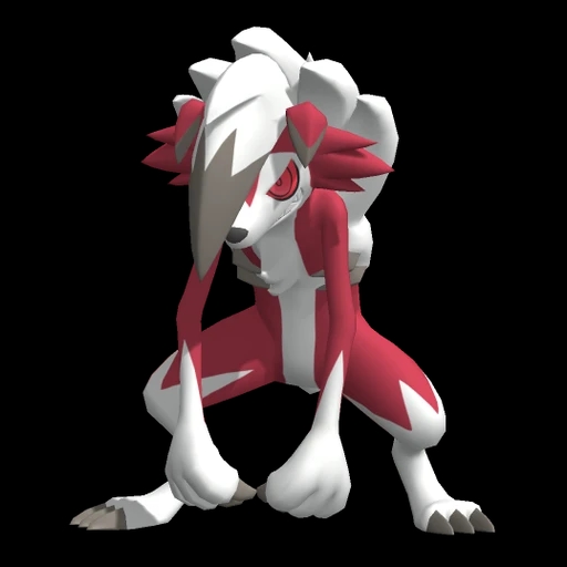 Lycanroc Midnight Form (lycanroc) game sprite