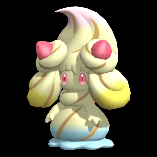 Alcremie Rainbow Swirl Strawberry (alcremie) game sprite