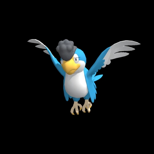 Squawkabilly Blue Plumage (squawkabilly) game sprite