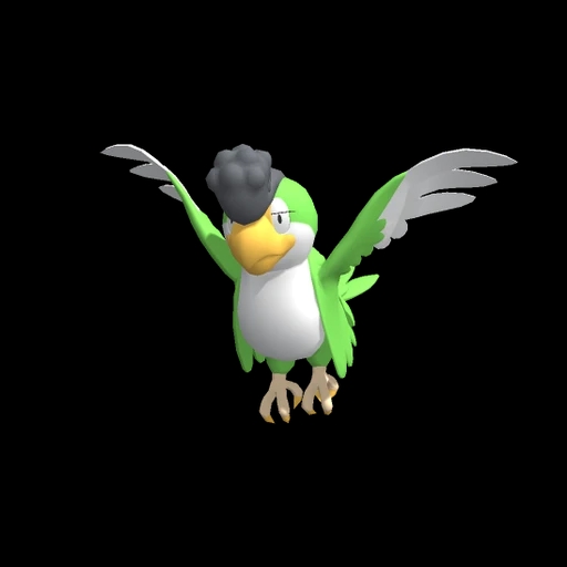 Squawkabilly Green Plumage (squawkabilly) game sprite