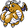 Dragonite (dragonite) game sprite