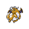 Dragonite (dragonite) game sprite