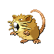 Raticate (raticate) game sprite