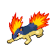 Quilava (quilava) game sprite