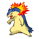 Typhlosion (typhlosion) game sprite