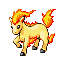 Ponyta (ponyta) game sprite
