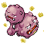 Weezing (weezing) game sprite