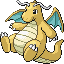 Dragonite (dragonite) game sprite