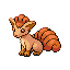Vulpix (vulpix) game sprite