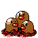 Dugtrio (dugtrio) game sprite