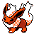 Flareon (flareon) game sprite