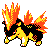 Quilava (quilava) game sprite