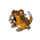 Raticate (raticate) game sprite