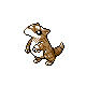 Sandshrew (sandshrew) game sprite