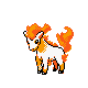 Ponyta (ponyta) game sprite