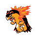 Typhlosion (typhlosion) game sprite