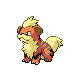 Growlithe (growlithe) game sprite