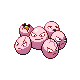 Exeggcute (exeggcute) game sprite