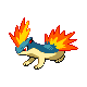 Quilava (quilava) game sprite