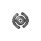 Unown H (unown) game sprite