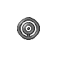 Unown O (unown) game sprite