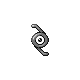 Unown Z (unown) game sprite