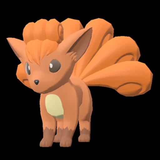 Vulpix (vulpix) game sprite