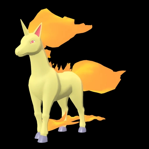 Rapidash (rapidash) game sprite