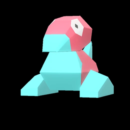 Porygon (porygon) game sprite