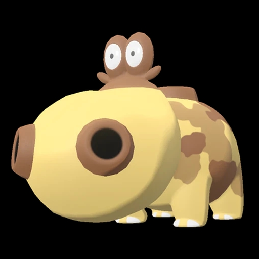 Hippopotas (hippopotas) game sprite